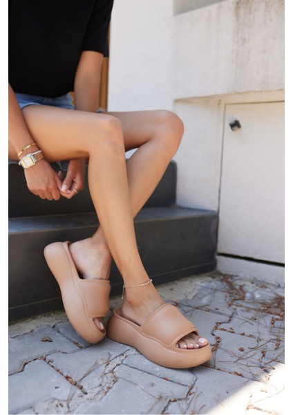 Mcgine Kadın Taba 5 cm Taban Yukseklık Plaj-Gunluk Kullanıma Uygun Eva Terlık fırsatları