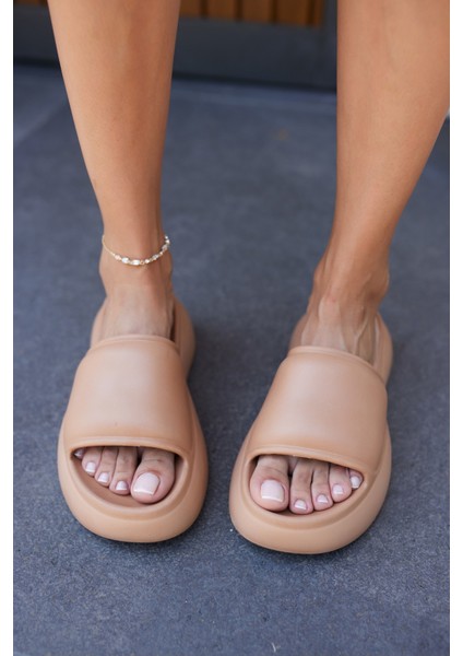 Mcgine Kadın Taba 5 cm Taban Yukseklık Plaj-Gunluk Kullanıma Uygun Eva Terlık