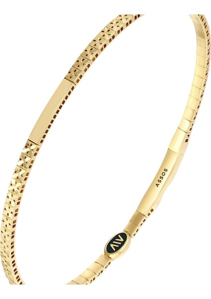 Tasarım Altın Kelepçe - 14K