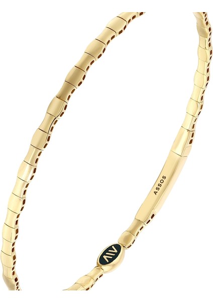 Tasarım Altın Kelepçe - 14K