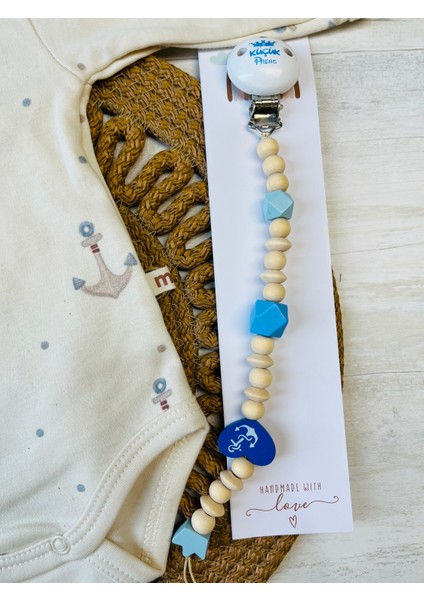 Çapa Desenli Mavi Müslin Battaniyeli Erkek Bebek Hediye Seti fırsatları