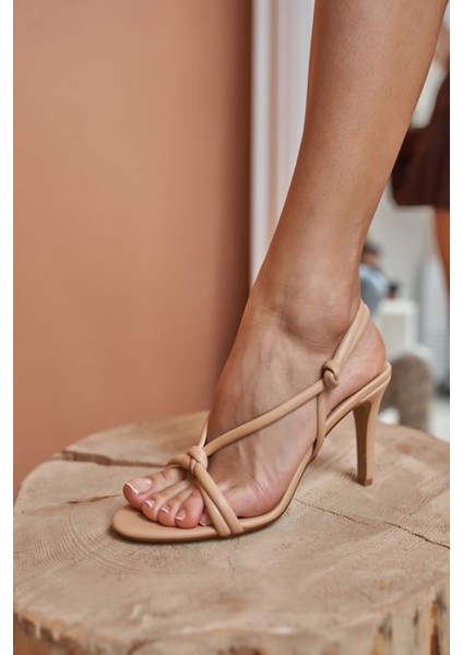 Alina Kadın Nude Topuklu Sandalet Ayakkabi fiyatları