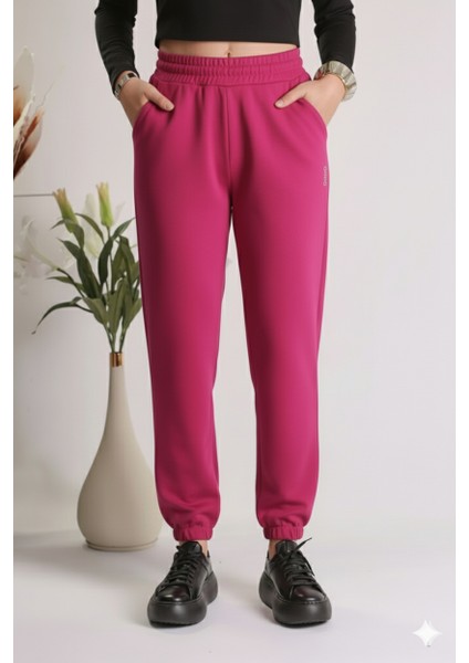 Kadın Alt Eşofman Jogger Paça Rahat
