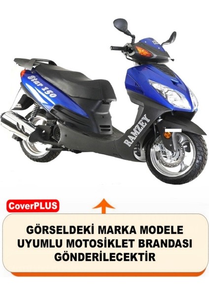 Ramzey Rmz 100-C Motor Brandası Gri Motorsiket Brandası Motor Örtüsü Çadır Su Geçirmez Motosiklet Kılıfı Motor Brandası fiyatları