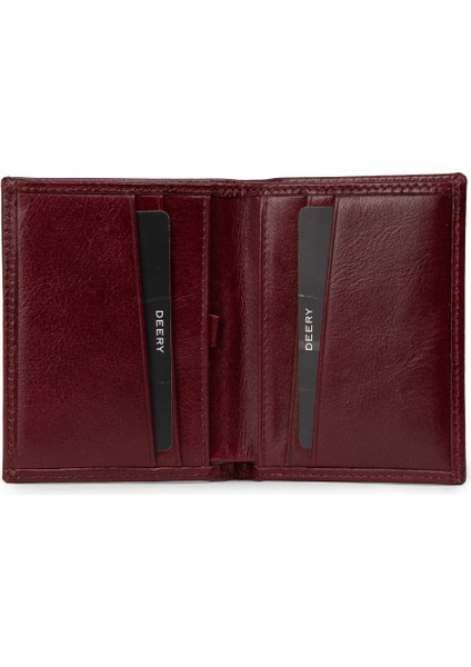 Hakiki Deri Bordo Dikey Erkek Cüzdanı - 00216MBRDZ01 modelleri
