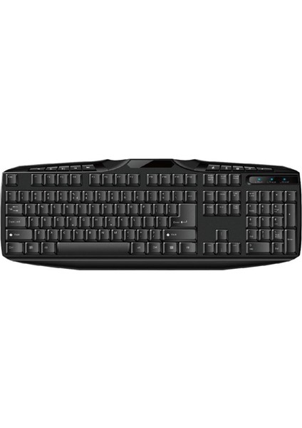 Everest KB-250U Siyah F USB Kablolu Multimedya 113 Tuşlu Klavye