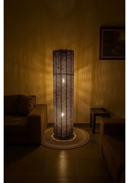 Doğal El Yapımı Lambader Bohem,ahşap,modern,rustik