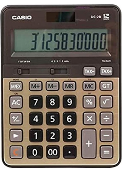 Casio Ds-2b-Gd Profesyonel 12 Hane Masa Üstü Hesap Makinesi