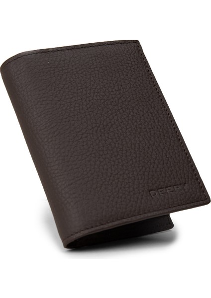 Hakiki Deri Kahverengi Dikey Erkek Cüzdanı - 00219MKHVZ01 fiyatları