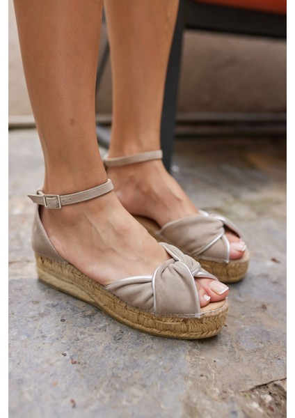 Torgos Kadın Nude Gercek Deri Espadrıl Taban Ispanya Uretımı Sandalet fiyatları