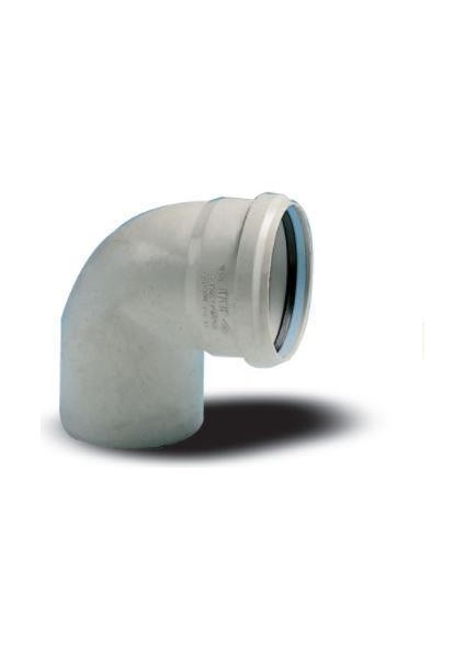 Ege Yıldız 125X90 Pvc Kapalı Dirsek 3,2 mm