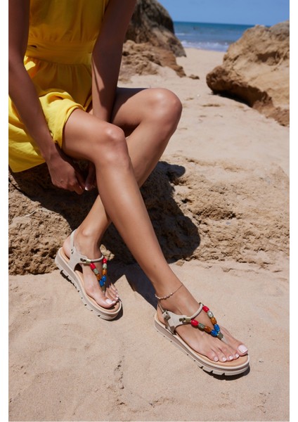 Calum Kadın Siyah Gercek Deri Ispanya Uretım Sandalet modelleri