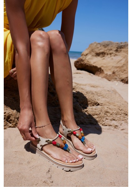 Calum Kadın Siyah Gercek Deri Ispanya Uretım Sandalet