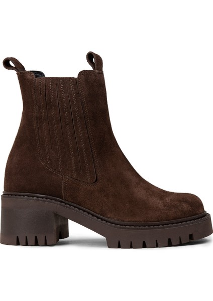 Kadın Hakiki Süet Kahverengi Bot - R2562ZKHVC01