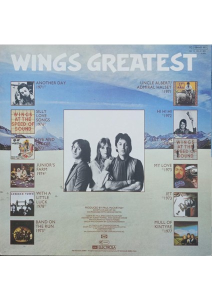 Wings – Wings Greatest Lp fiyatları
