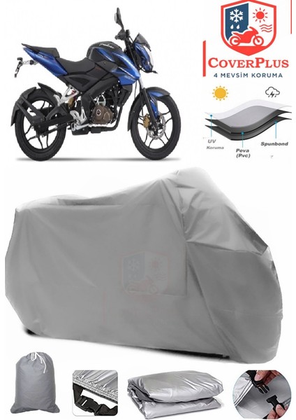 Bajaj Pulsar Ns 150 Motor Brandası Gri Motorsiket Brandası Motor Örtüsü Çadır Su Geçirmez Motosiklet Kılıfı Motor Brandası
