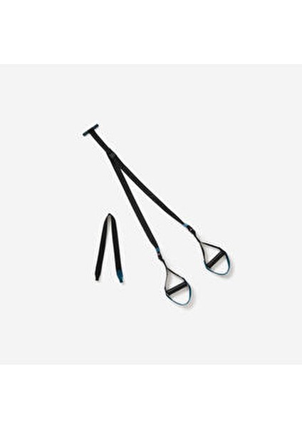 Corength Çekme Kayışı 1 kg Polipropilen Malzeme ile Çok İşlevli Siyah/Mavi