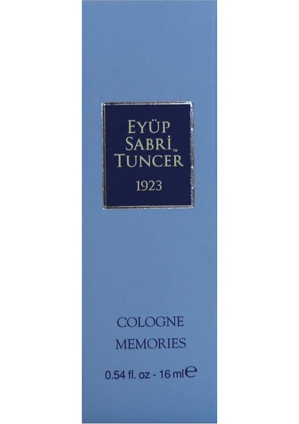 Eyüp Sabri Tuncer 16ML 12LI Hatıralar Cam Şişe Sprey