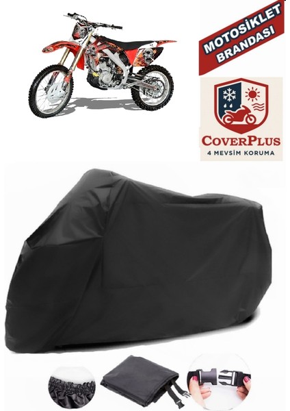 Apachi 4V Cross Motor Brandası Siyah Motorsiket Brandası Motor Örtüsü Çadır Su Geçirmez Motosiklet Kılıfı Motor Brandası