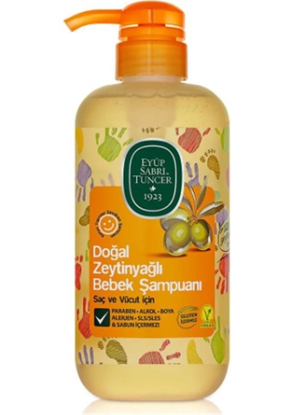Eyüp Sabri Tuncer 600ML Şampuan Bebek Doğal Zeyin Yağlı