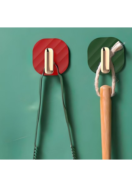 2li Yapışkanlı Retro Askılık Dolap Kapak Kulpu Yeşil indirimleri