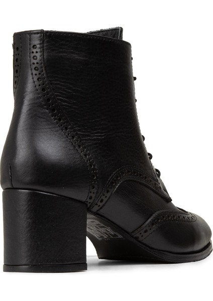 Kadın Hakiki Deri Siyah Bot - A3009ZSYHC01 fiyatları