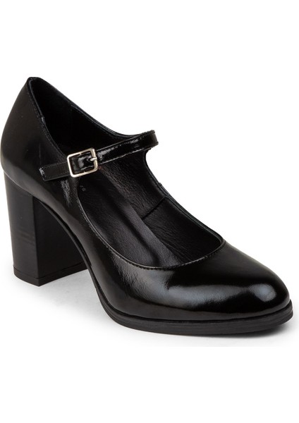 Kadın Hakiki Rugan Siyah Mary Jane Günlük Ayakkabı - A2146ZSYHC03 indirimleri