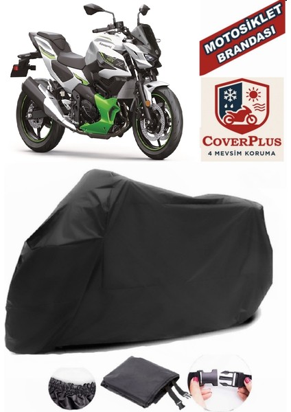 Kawasaki N?nja7 Hybrıd Motor Brandası Siyah Motorsiket Brandası Motor Örtüsü Çadır Su Geçirmez Motosiklet Kılıfı Motor Brandası
