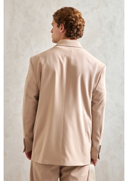 Erkek Oversize Rahat Kalıp Kruvaze Takım Elbise modelleri