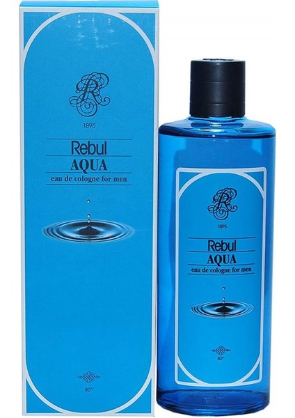 Rebul 250ML Aqua Kolonya Cam Şişe