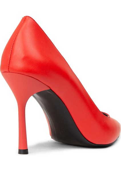 Kadın Nar Çiçeği Renk Stiletto Topuklu Ayakkabı - P4539ZNACM01 fiyatları