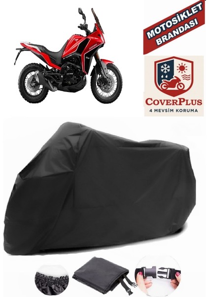 X-Cape Motor Brandası Siyah Motorsiket Brandası Motor Örtüsü Çadır Su Geçirmez Motosiklet Kılıfı Motor Brandası
