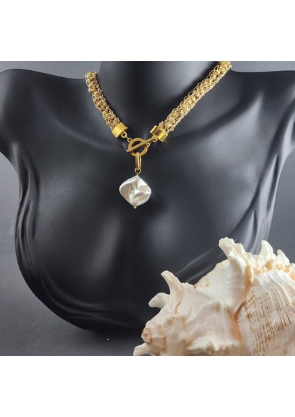 Eşsiz Tasarım Örme, Barok Incili Kolye modelleri