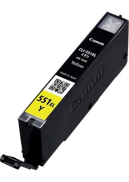 Canon CLI-551XL Y Yellow Sarı Yüksek Kapasiteli Mürekkep Kartuş IP7250 MX925