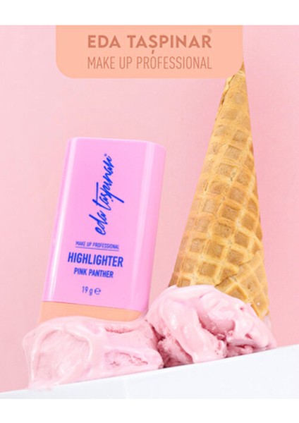 Stick Aydınlatıcı Pink Panter Renk 19 g Etkili Işıltı Sağlar