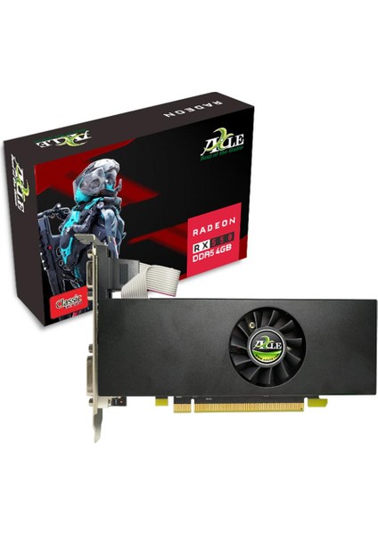 Axle RX550 Pcı-E 4g Ddr5 128BIT Crt-Dvı-Hdmı Lp Ekran Kartı