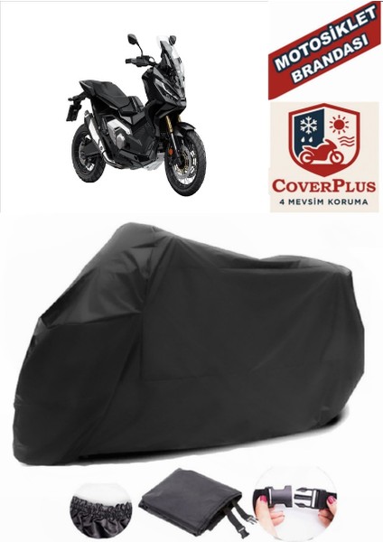Honda X-Adv Motor Brandası Siyah Motorsiket Brandası Motor Örtüsü Çadır Su Geçirmez Motosiklet Kılıfı Motor Brandası