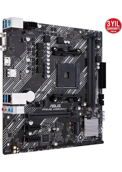 Asus Prime A520M-K Amd Am4 64GB Ddr4 4600MHZ M2 Vga-Hdmi Matx Anakart fiyatları