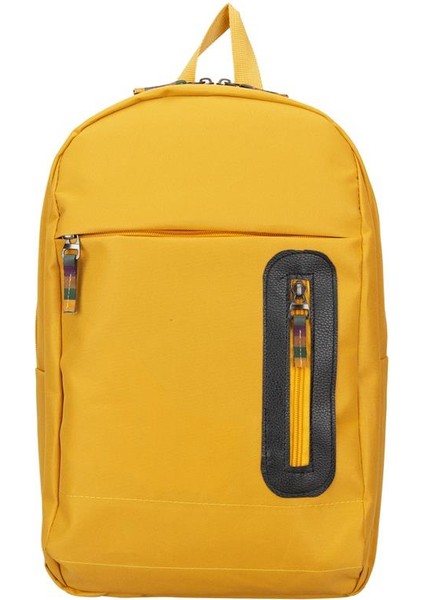 Plm Castelo 15.6" Notebook Sırt Çantası Hardal Rengi