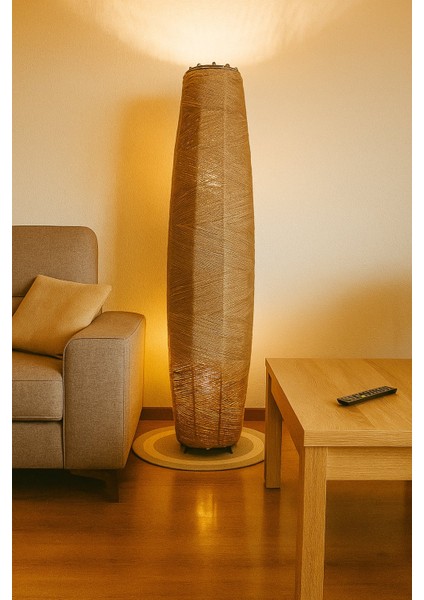 Doğal El Yapımı Lambader Bohem,ahşap,modern,rustik