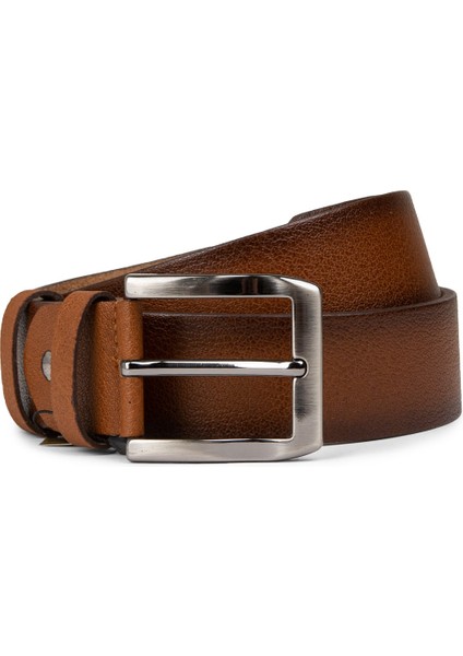 Hakiki Deri Taba Rengi Erkek Kemer - TB002MTBAW01