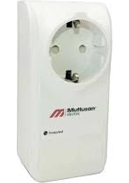 Mutlusan Tekli Şok Korumalı Priz (001 888 100004 00 00)