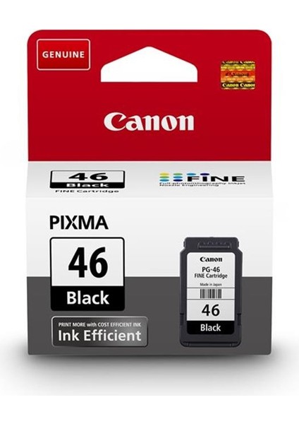Canon Pg-46 Black Siyah Mürekkep Kartuş E404-414-474 E3140