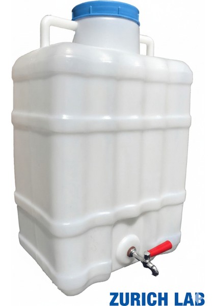 Musluklu Polipropilen Bidon 18 Litre - Dayanıklı Bidon - Zurih Lab & Zürih Ticaret