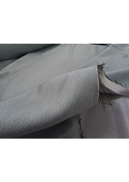 Açık Gri - Hasır Karartma Perde Blackout -Pilesiz - Tek Kanat - KSTL711