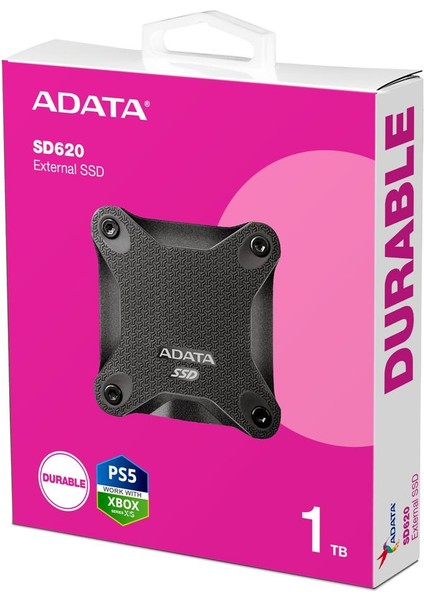 Adata 1tb SD620 Siyah Taşınabilir USB 3.2 Gen2 SSD Harici Disk fiyatları