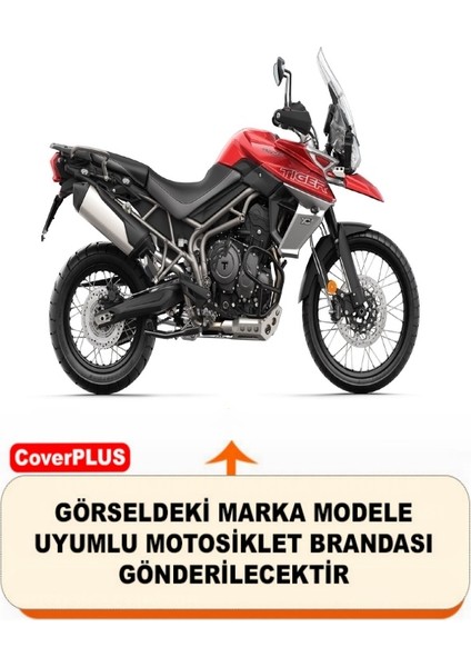 Triumph Tiger 800 Xca Motor Brandası Gri Arka Çanta Uyumlu Motorsiket Brandası Motor Örtüsü Çadır Su Geçirmez Motosiklet Kılıfı Motor Brandası fiyatları