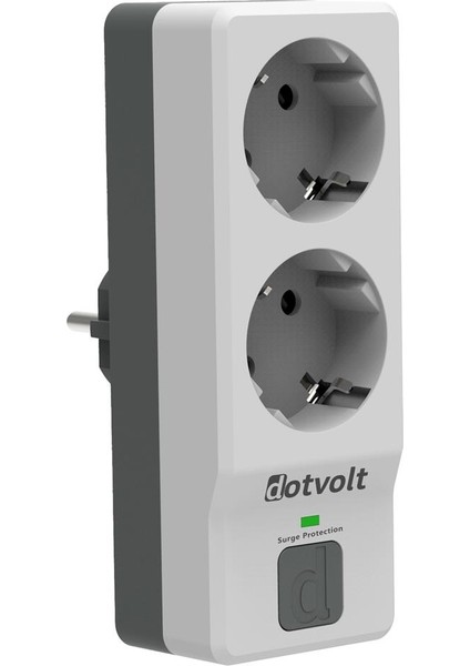 Dotvolt Surge Hunter 2 Lı Kablosuz Enerjı Koruma Prızı (1050 J)