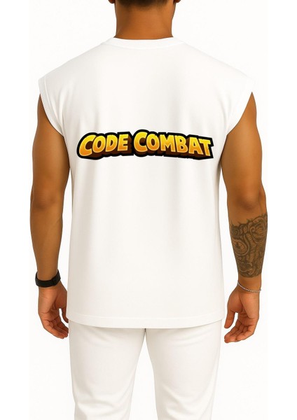 Oversize Codecombat Computer Science Göğüs ve Sırt Tasarımlı Atlet fiyatları