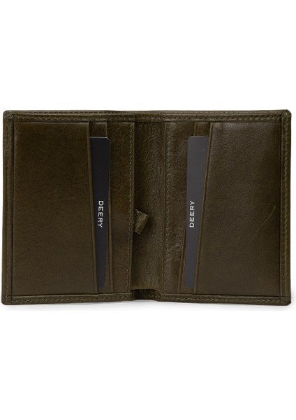 Erkek Hakiki Deri Haki Dikey Cüzdan - 00216MHAKZ01 modelleri